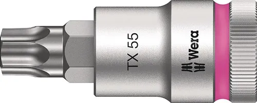 Steckschlüsseleinsatz 8767 C HF TORX® 1/2 Zoll T55 L.60mm WERA
