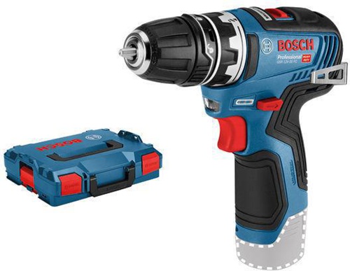 Bosch Akku-Bohrschrauber GSR 12V-35 FC Sp.12V o.Akku m.1 Aufsatz i.L-BOXX
