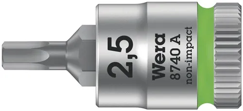 Schraubendrehereinsatz 8740 A 1/4 Zoll i6-KT.SW 2,5mm L.28mm WERA