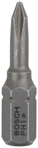 Bosch Schrauberbit Extra-Hart ISO1173 C6.3 PH 1 L.25mm 1/4Zoll-Außen-6kt 3erPack