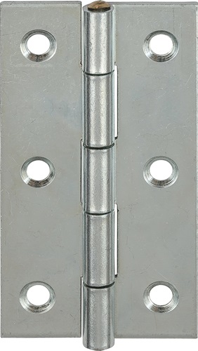 Scharnier H.30mm B.22mm S.0,9mm STA blau verz.gerollt,schmal VORMANN