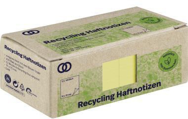 Soennecken Haftnotiz oeco 5872 RC 75x75mm 100Bl. gelb 12St.