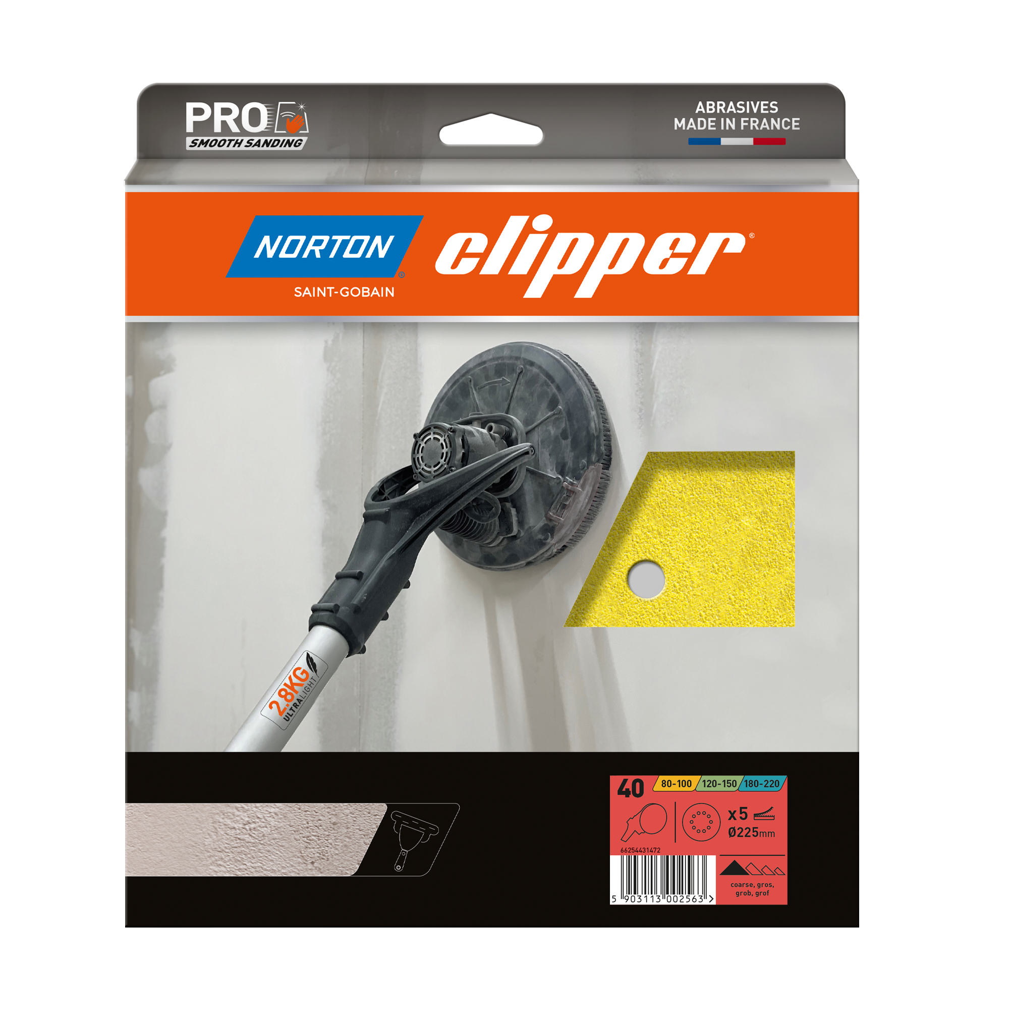 Norton Clipper Giraffenschleifscheibe Ø225 10-Loch