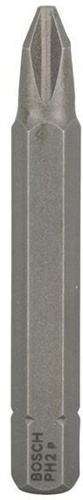 Bosch Schrauberbit Extra-Hart ISO1173 C6.3 PH 2 L.51mm 1/4Zoll-Außen-6kt 3erPack