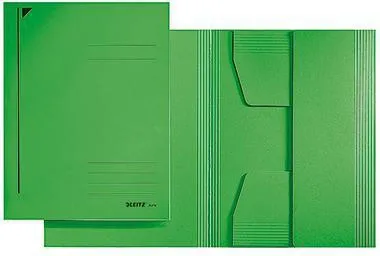 Leitz Jurismappe 39240055 DIN A4 3Klappen Karton grün