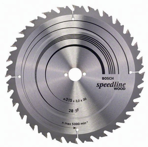 Bosch Kreissägeblatt AD 315mm Z.28 WZ Bohr.30mm Schnitt-B.3,2mm HM