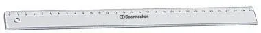 Soennecken Lineal 1821 30cm Polystyrol transparent