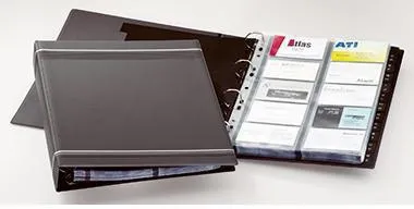 DURABLE Visitenkarten-Ringbuch VISIFIX 238858 max. 400Karten an