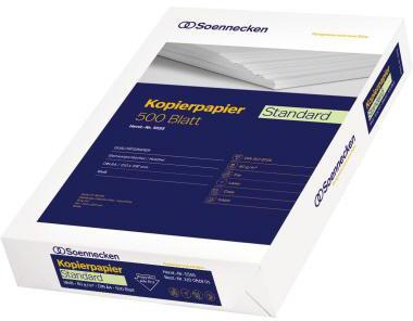 Soennecken Kopierpapier Standard 5555 DIN A4 80g weiß 500 Bl./Pack.
