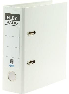 ELBA Ordner 100022642 rado plast A5 hoch 7,5cm PVC weiß