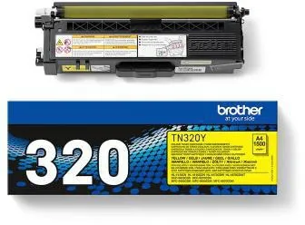 Brother Toner TN320Y 1.500Seiten gelb