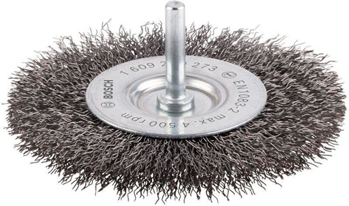 Bosch Scheibenbürste PRO Metal clean D.100mm Draht-St.0,3mm Bürsten-B.10mm Stahl