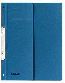 Falken Einhakhefter 80004021 DIN A4 halber Deckel Behördenheftung blau