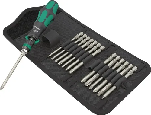 Schraubendrehersatz Kraftform Kompakt 838 RA-R M 15-tlg.WERA