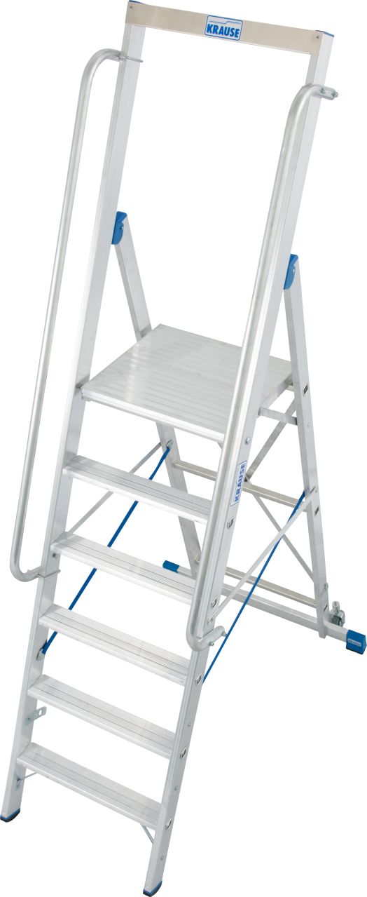Krause STABILO Stufen-StehLeiter mit großer Standplattform 1x6 Stufen