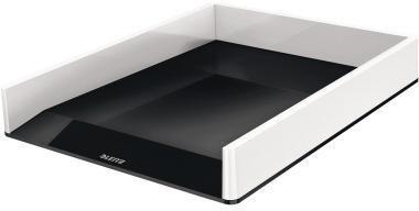 Leitz Briefkorb WOW 53611095 DIN A4 PS weiß/schwarz