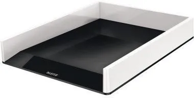 Leitz Briefkorb WOW 53611095 DIN A4 PS weiß/schwarz