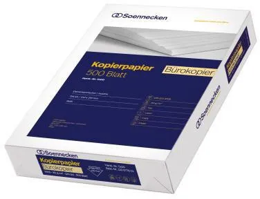 Soennecken Kopierpapier Bürokopier 5100 DIN A4 80g weiß 500 Bl./Pack.