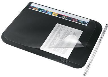 Leitz Schreibunterlage 53120095 65x50cm mit Abdeckung PVC schwarz