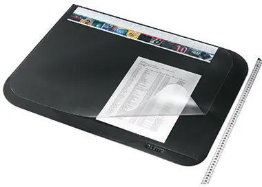 Leitz Schreibunterlage 53120095 65x50cm mit Abdeckung PVC schwarz