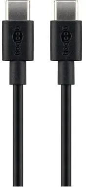 Goobay USB Kabel 66318 DAT USB-C/C v2.0 1m sw