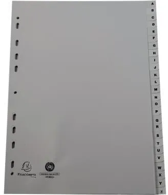 Exacompta Register 1726E A4 PP A-Z grau