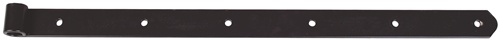 Ladenband L.600mm STA schwarz kunststoffbeschich.gerundet GAH