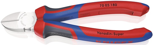 Seitenschneider L.180mm Kopf pol.Comfort-Griffe max.2,5mm KNIPEX