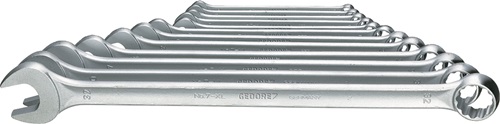 Ringmaulschlüsselsatz 7 XL-012 12-tlg.SW 10-32mm Form A CV-Stahl GEDORE