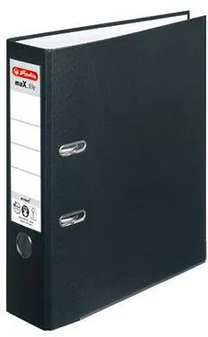 Herlitz Ordner maX.file protect 5480801 DIN A4 80mm PP schwarz