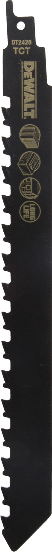 DEWALT DT2420-QZ Säbelsägeblatt Carbide 240 mm 2TPI