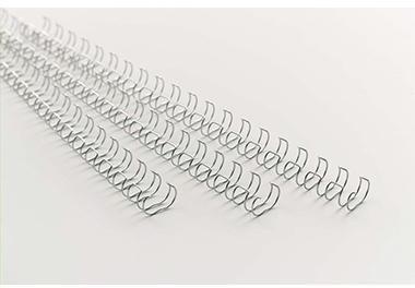 GBC Drahtbinderücken RG810697 DIN A4 10mm silber 100 St./Pack.