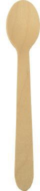 PAPSTAR Kaffeelöffel Pure 10085 11cm Holz 100 St./Pack.