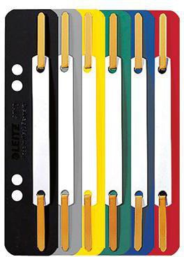 LEITZ Heftstreifen kurz 37100099 35x158mm PP sortiert 250 St./Pack.