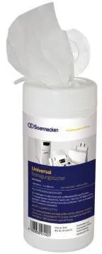 Soennecken Reinigungstuch 4834 feucht f.Kunststoff 100 St./Pack.