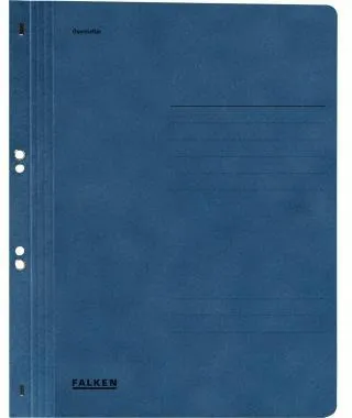 Falken Ösenhefter 80003882 DIN A4 ganzer Deckel Behördenheftung blau