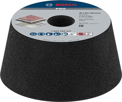 Bosch Schleiftopf PRO Metal konisch f.Zweihandwinkelschleifer 
