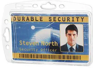 DURABLE Namensschild 890519 85x54mm Kunststoff tr 10 St./Pack.