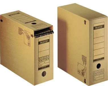 Leitz Archivbox 60860000 DIN A4 max. 116mm Wellpappe natronbraun