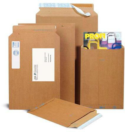 Versandtasche Suprawell Maße 370x540mm B3 Wellpappe braun SK TRANSPAK