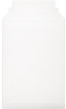 Versandtasche Fenster 450g/m² mit Haftklebung Pappe weiß 100 St./Pack. BONG