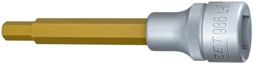 Steckschlüsseleinsatz 986L-6 1/2 Zoll Innen-6-kant SW 6mm L.100mm HAZET