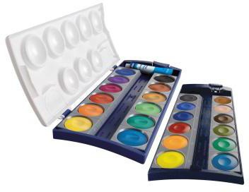 Pelikan Farbkasten 735K/24 720631 24Farben +Deckweiß