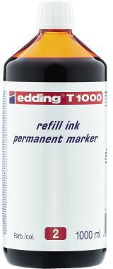 edding Nachfülltusche T1000 4-T1000002 1.000ml rot