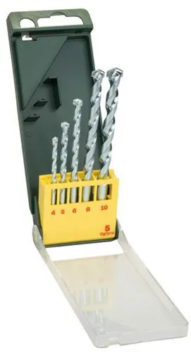 Bosch Steinbohrer-Set 5-tlg.D.4/5/6/8/10mm Hartmetallbestückt i.Ku.-Kassette