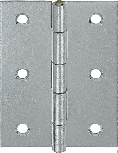 Scharnier H.30mm B.26mm S.0,9mm STA blau verz.gerollt,halbbreit VORMANN