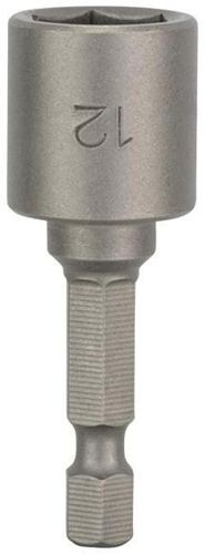 Bosch Steckschlüssel L.50mm SW12mm m.Magnet f.Gewinde M7
