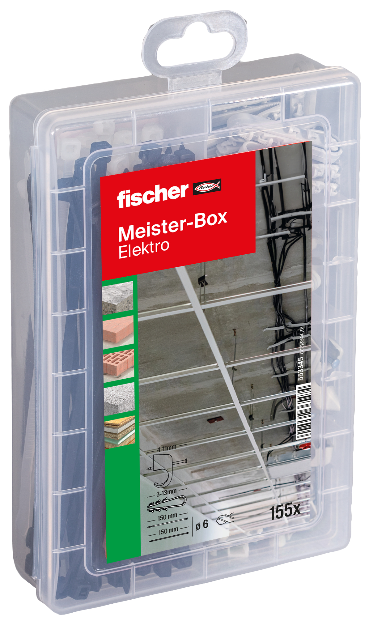 fischer Meister-Box Elektro (155 Teile)