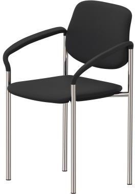 NowyStyl Besucherstuhl STYL ARM 4Fuß gepolstert ch/an