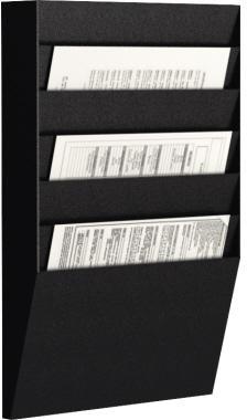 Paperflow Wand-Sortiertafel H 6F A4H1X6.01 DIN A4 schwarz